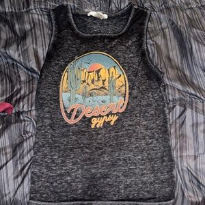 Desert Gypsy Kids Tank Top - Black